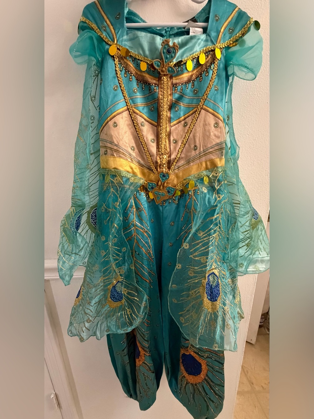 Disney Aladdin Princess Jasmine Deluxe Costume S 4–6X